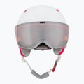 Gyerek sísisak HEAD Maja Visor white/silver red 2