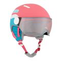 Gyerek sísisak HEAD Maja Visor pink/blue/silver red