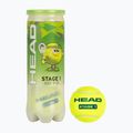 HEAD Stage 1 gyermek teniszlabdák 3 db zöld.