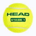 HEAD Stage 1 gyermek teniszlabdák 3 db zöld. 3