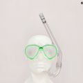 Cressi Perla + Minigringo Gyermek búvárszett maszk + snorkel zöld DM101267 7