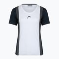 Női tenisz póló HEAD Club 25 Tech W navy/white