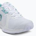 Női teniszcipő HEAD Sprint Evo 3.5 Clay fehér/ türkizkék 7