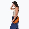 Ticket To The Moon Upcycled Sling válltáska terrakotta színben 5