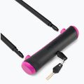 Kerékpár zár OnGuard Neon 8154PN U-Lock black/pink 3