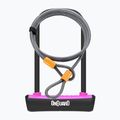 Kerékpár zár OnGuard Neon 8154PN U-Lock black/pink