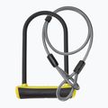 Kerékpár zár OnGuard Neon 8154YL U-Lock black/yellow