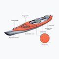 Kétszemélyes felfújható kajak Advanced Elements AdvancedFrame Convertible with Pump 457 cm red 9