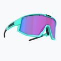 Bliz Fusion Nano Optics Nordic Light S2 kerékpáros szemüveg matt türkiz/begónia/lila kék multi 3