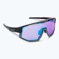 Bliz Vision Nano Optics Nordic Light S2 kerékpáros szemüveg matt fekete/világos begónia/ibolyakék multi