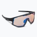 Bliz Vision Nano Optics Nordic Light S2 matt fekete/világos korall/narancs kék multi kerékpáros szemüveg 2