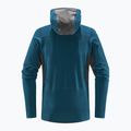 Férfi trekking pulóver Haglöfs L.I.M Mid Comp Hood kék 605254 2