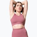 Casall Essential Block Seamless Sport női edzőfelső rózsaszín 22114