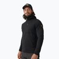 Férfi trekking pulóver Fjällräven Keb Fleece Hoodie fekete F81878