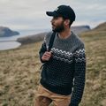 Férfi Fjällräven Övik Knit Sweater sötét navy 11