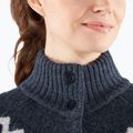 Fjällräven női pulóver Övik Knit Cardigan sötét navy 6