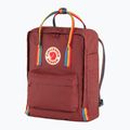 Fjällräven Kanken Rainbow Rainbow 16 l ökörpiros/szivárvány mintás városi hátizsák 2