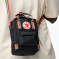 Fjällräven Kanken Rainbow Sling 2.5 l fekete/szivárvány mintás 6