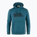 Férfi trekking pulóver Fjällräven Logo Hoodie deep sea 4