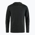 Férfi túrafelső Fjällräven 1960 Abisko Sun Hoodie black