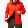 Férfi trekking dzseki Fjällräven Expedition Fleece Hoodie láng narancssárga 5