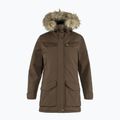 Női bélelt kabát Fjällräven Nuuk Parka sötét tölgy