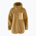 Női polár pulóver Fjällräven Vardag Pile Fleece Long buckwheat brown 9