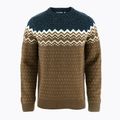 Női pulóver Fjällräven Övik Knit Sweater dark oak/navy