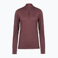 Női trekking pulóver Fjällräven Abisko Day Hike Half Zip port
