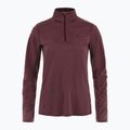 Női trekking pulóver Fjällräven Abisko Day Hike Half Zip port