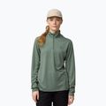 Női trekking pulóver Fjällräven Abisko Day Hike Half Zip patina green