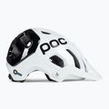 Kerékpáros sisak POC Tectal Race SPIN hydrogen white/uranium black 3
