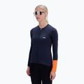 Női kerékpáros hosszú ujjú póló POC Cadence Jersey apatite navy