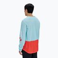 Férfi kerékpáros hosszú ujjú póló POC Motion Air Jersey lazurite blue/carnelian orange 2
