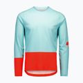 Férfi kerékpáros hosszú ujjú póló POC Motion Air Jersey lazurite blue/carnelian orange 5