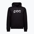 Kapucnis pulóver POC Hood uranium black/hydrogen white