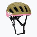 Kerékpáros sisak POC Amidal olivine green matt/thulite pink matt