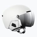 Sí sisak POC Obex Visor Hydrogen white matt/clarity u/partly sunny/silver