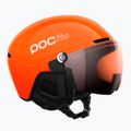 Gyerek sísisak POC POCito Obex Visor S2 Jr fluorescent orange