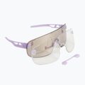 Kerékpáros szemüveg POC Elicit purple quartz translucent/clarity road silver