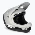 Kerékpáros sisak POC Coron Air MIPS argentite silver/uranium black matt