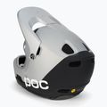 Kerékpáros sisak POC Coron Air MIPS argentite silver/uranium black matt 4