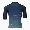 Férfi kerékpáros mez POC Pristine Print gradient turmaline navy 6