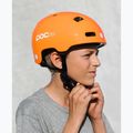 Gyermek kerékpáros sisak POC POCito Crane MIPS fluorescent orange 7
