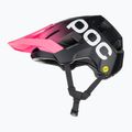 POC Kortal Race MIPS fluoreszkáló rózsaszín/uránium fekete matt kerékpáros sisak 5