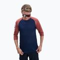 Férfi kerékpáros mez POC MTB Pure 3/4 turmaline navy/himalayan salt