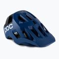 Kerékpáros sisak POC Kortal Race MIPS opal blue/uranium black metallic/matt