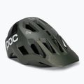 Kerékpáros sisak POC Kortal Race MIPS epidote green/uranium black metallic/matt