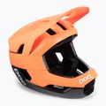 Kerékpáros sisak POC Otocon Race MIPS fluorescent orange avip/uranium black matt