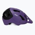 Kerékpáros sisak POC Axion Race MIPS sapphire purple/uranium black metallic/matt 3